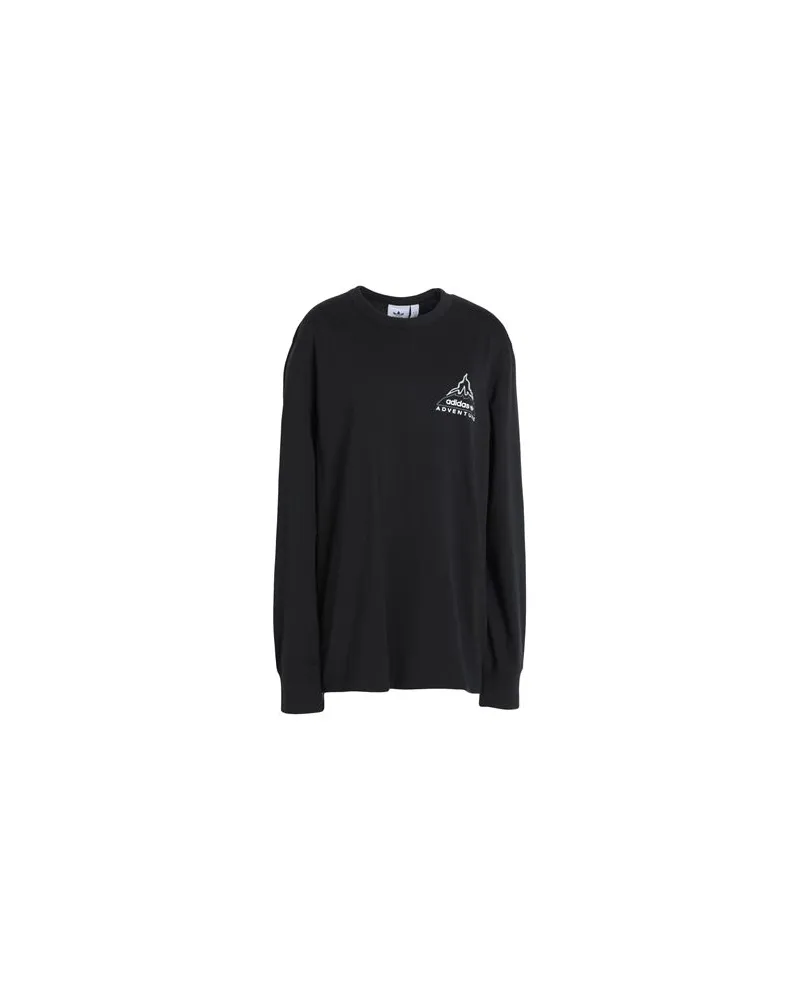 adidas ADV VOLCANO LS  - TOPS - T-shirtsauf YOOX.COM Schwarz