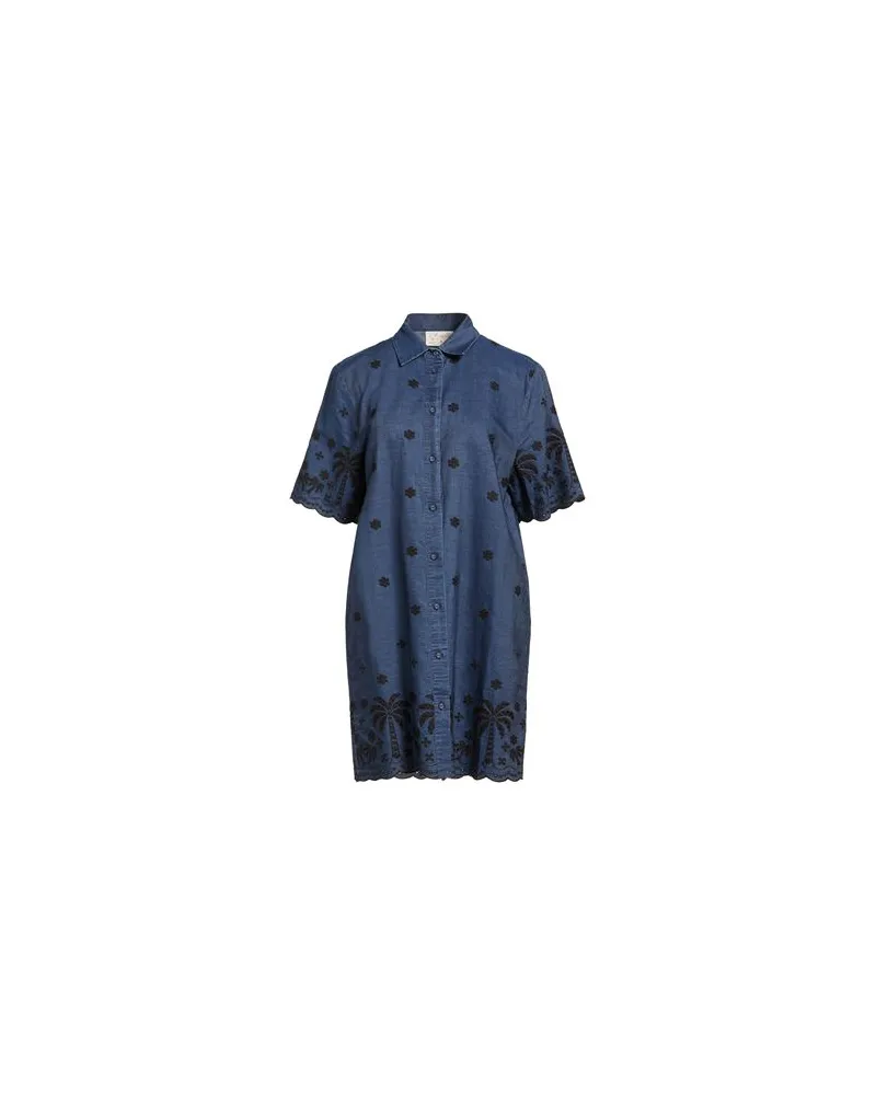 MC2 Saint Barth KLEIDER - Mini-Kleiderauf YOOX.COM Blau