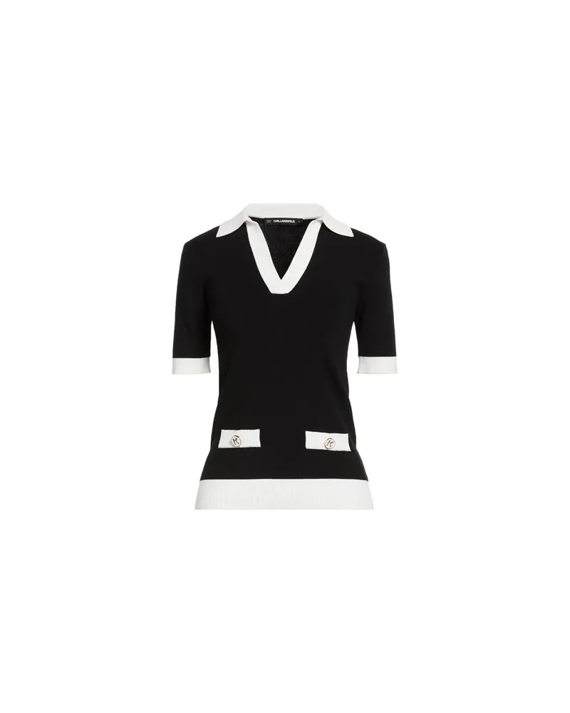 Karl Lagerfeld STRICKWAREN - Pulloverauf YOOX.COM Schwarz