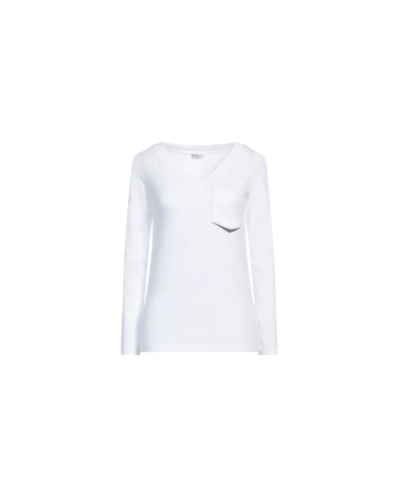 Brunello Cucinelli TOPS - T-shirtsauf YOOX.COM Weiß