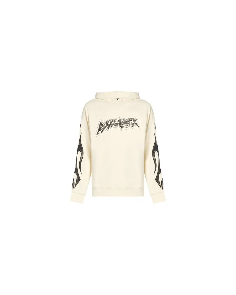 DISCLAIMER TOPS - Sweatshirtsauf YOOX.COM Cremeweiß
