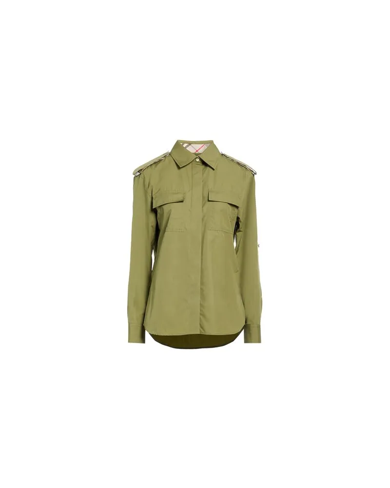 Burberry TOPS - Hemdenauf YOOX.COM Militärgrün