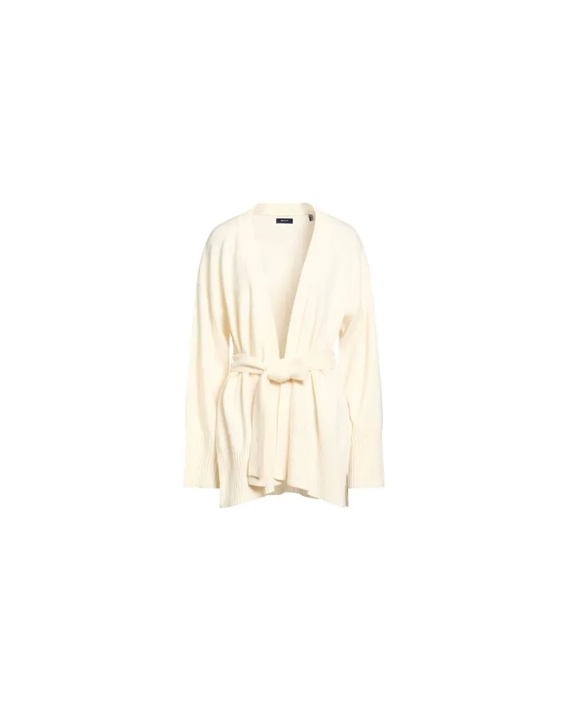 Gant STRICKWAREN - Strickjackenauf YOOX.COM Cremeweiß