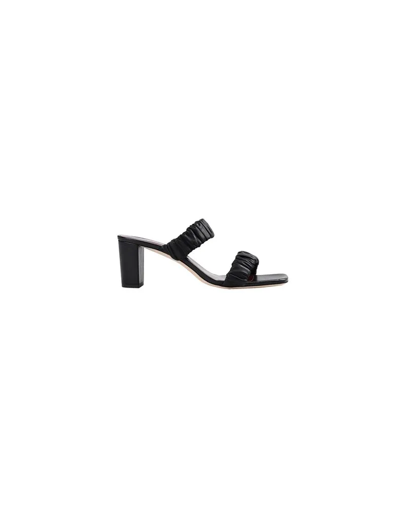 STAUD FRANKIE RUCHED SANDAL  - SCHUHE - Sandalenauf YOOX.COM Schwarz