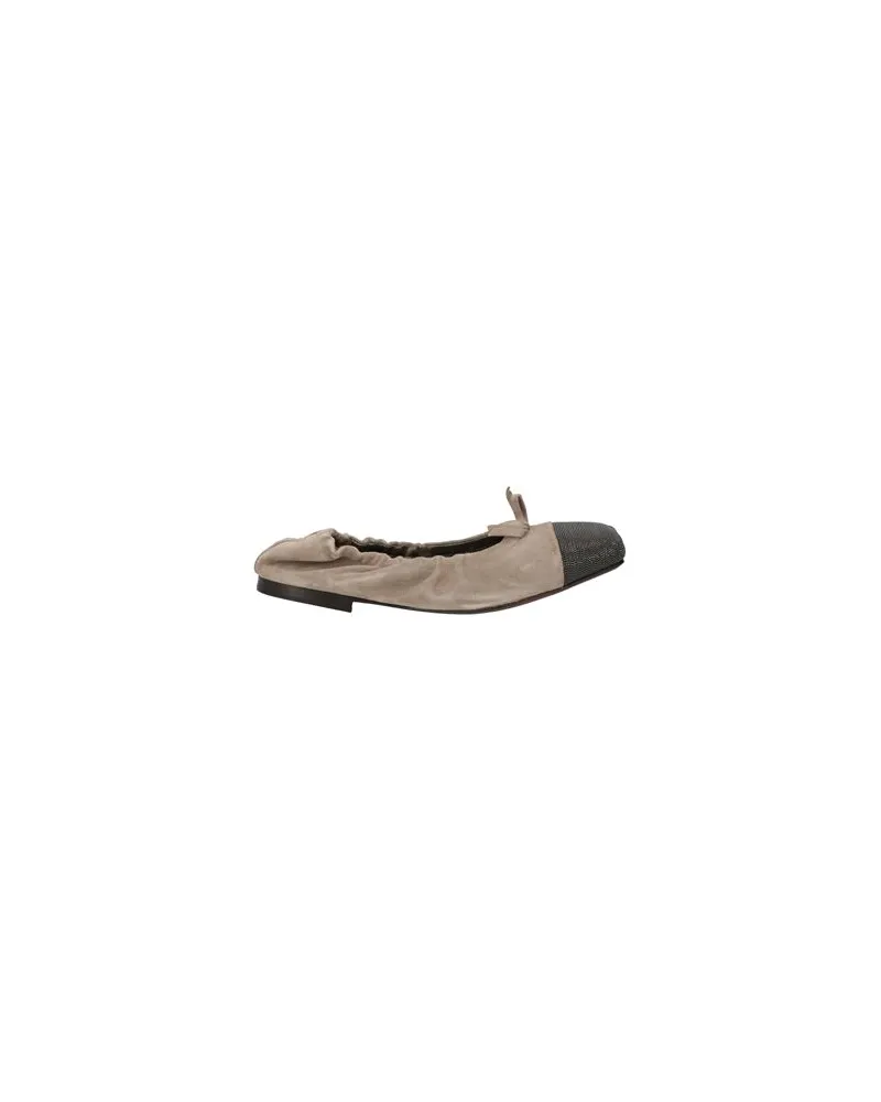 Brunello Cucinelli SCHUHE - Ballerinasauf YOOX.COM Maulwurfsgrau