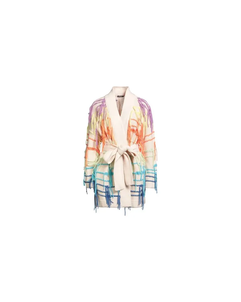 Canessa STRICKWAREN - Strickjackenauf YOOX.COM Cremeweiß