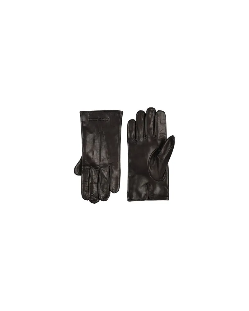 Emporio Armani ACCESSOIRES - Handschuheauf YOOX.COM Dunkelbraun