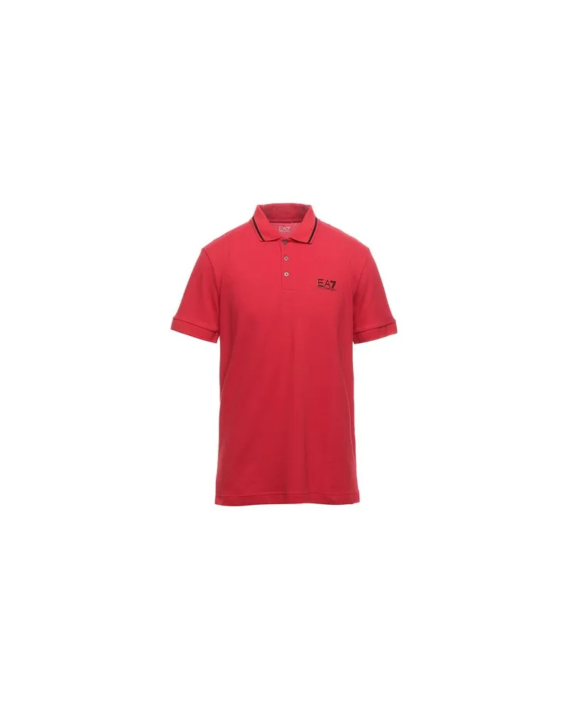 EA7 TOPS - Poloshirtsauf YOOX.COM Rot