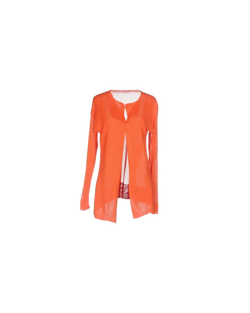 ROSSOPURO STRICKWAREN - Strickjackenauf YOOX.COM Orange