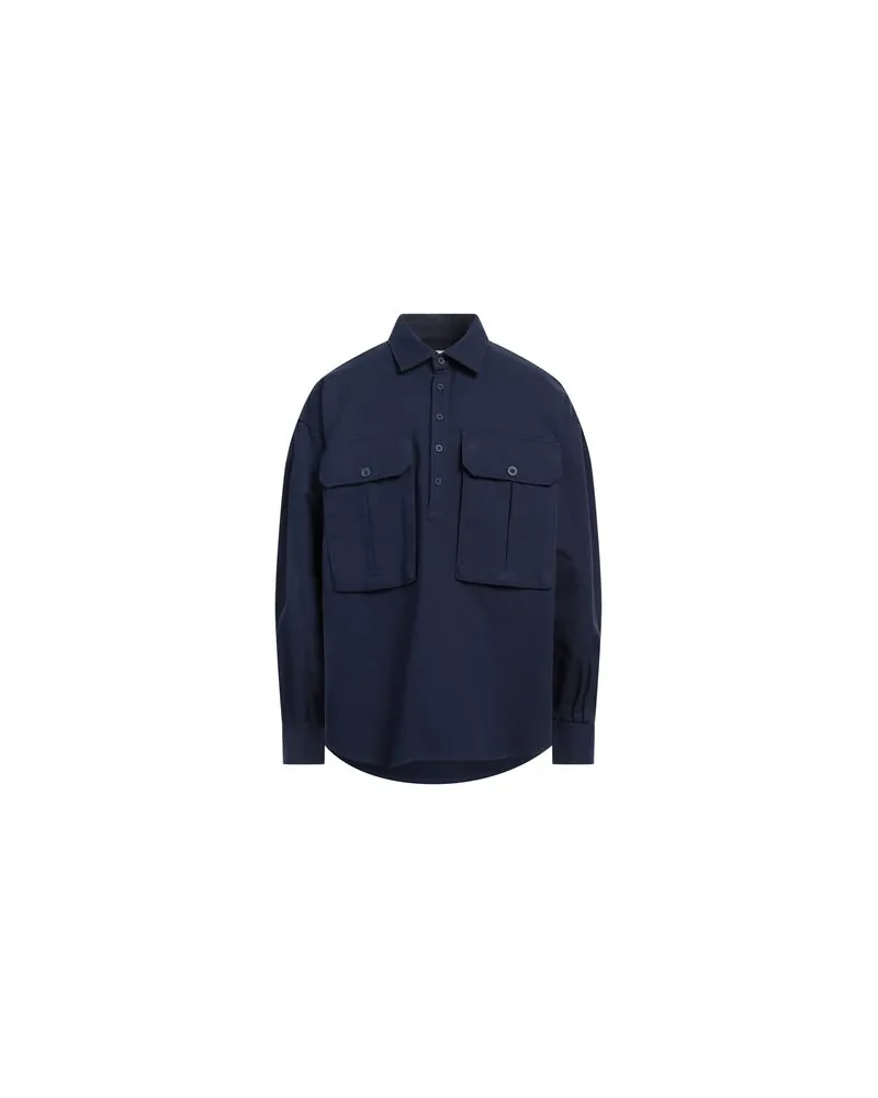 Emporio Armani TOPS - Hemdenauf YOOX.COM Blau