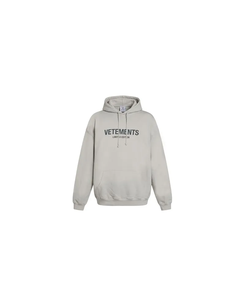 VETEMENTS TOPS - Sweatshirtsauf YOOX.COM Hellgrau