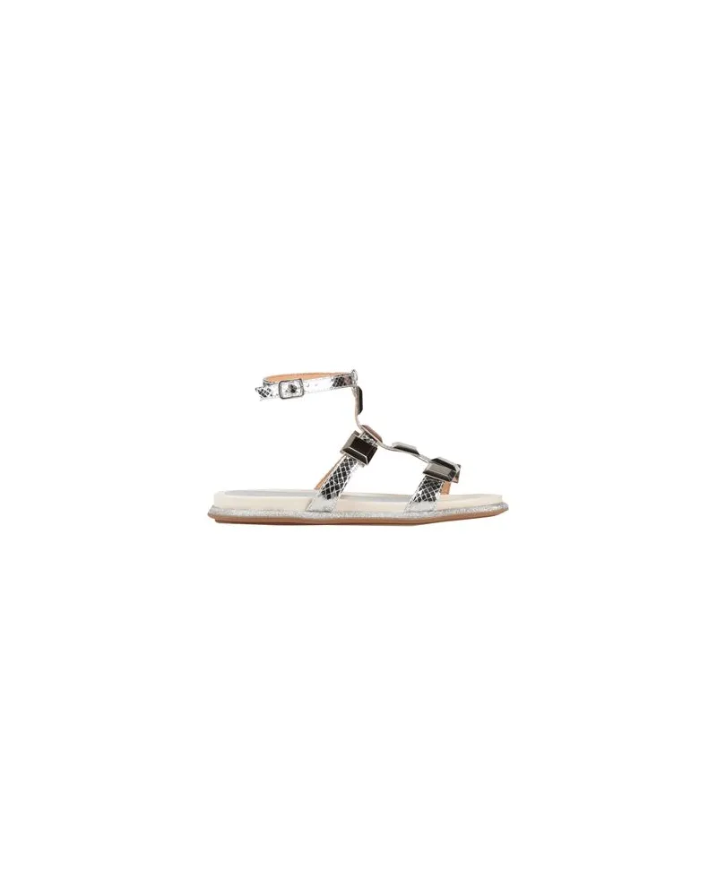 CAFèNOIR  SCHUHE - Sandalenauf YOOX.COM Silber