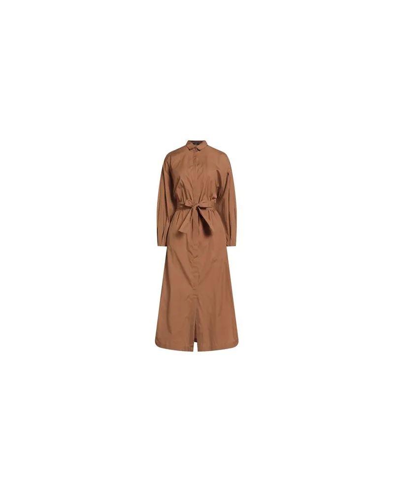 windsor. KLEIDER - Maxi-Kleiderauf YOOX.COM Braun