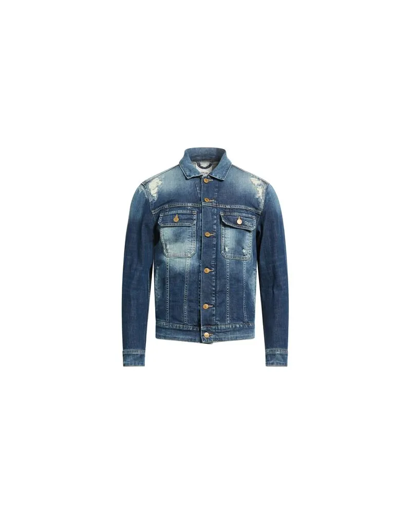 Replay JACKEN & MÄNTEL - Jeansjacken/Mäntelauf YOOX.COM Blau