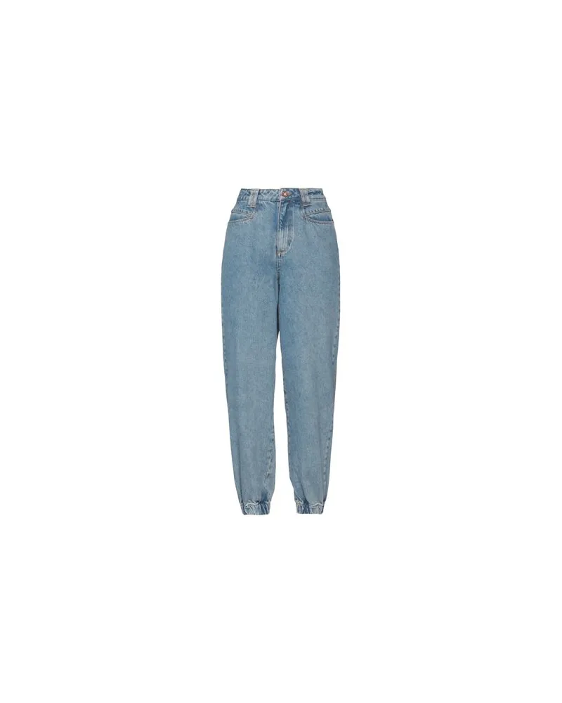 Fracomina JEANS - HOSEN & RÖCKE - Jeanshosenauf YOOX.COM Blau
