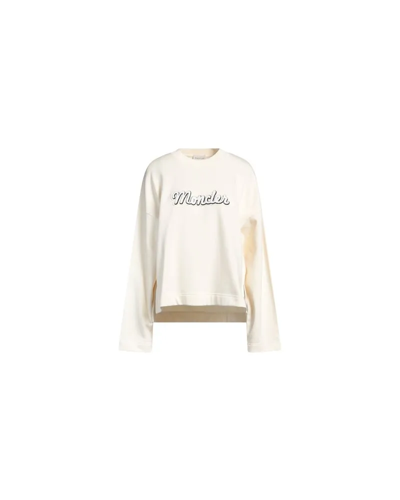 Moncler TOPS - Sweatshirtsauf YOOX.COM Cremeweiß