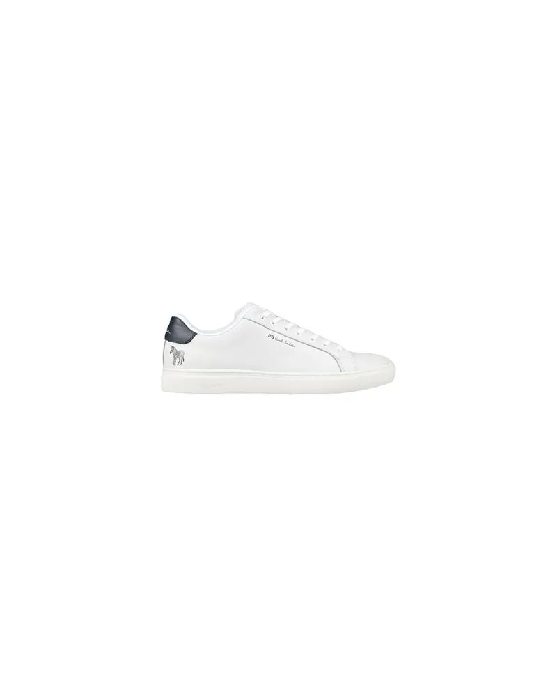 Paul Smith MENS SHOE REX WHITE ZEBRA NAVY TAB  - SCHUHE - Sneakersauf YOOX.COM Weiß