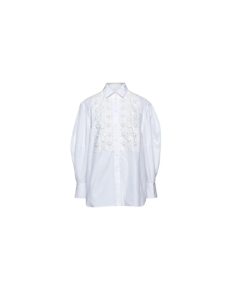 Valentino Garavani TOPS - Hemdenauf YOOX.COM Weiß