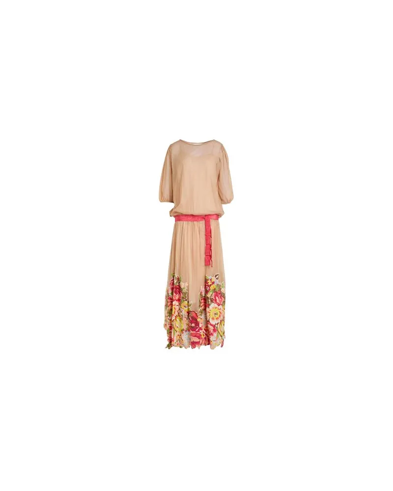 Blumarine KLEIDER - Maxi-Kleiderauf YOOX.COM Sand