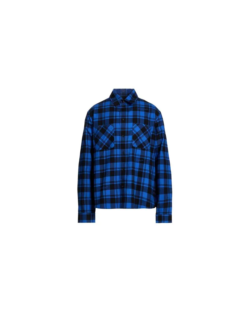OFF-WHITE TOPS - Hemdenauf YOOX.COM Blau