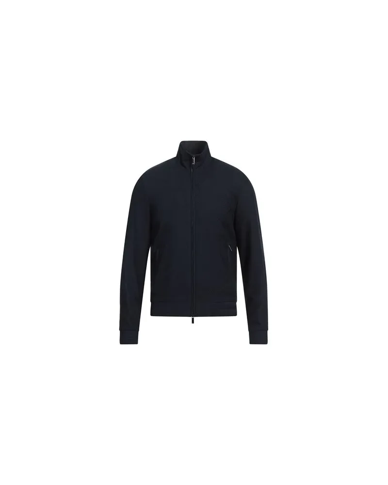 Emporio Armani STRICKWAREN - Strickjackenauf YOOX.COM Marineblau
