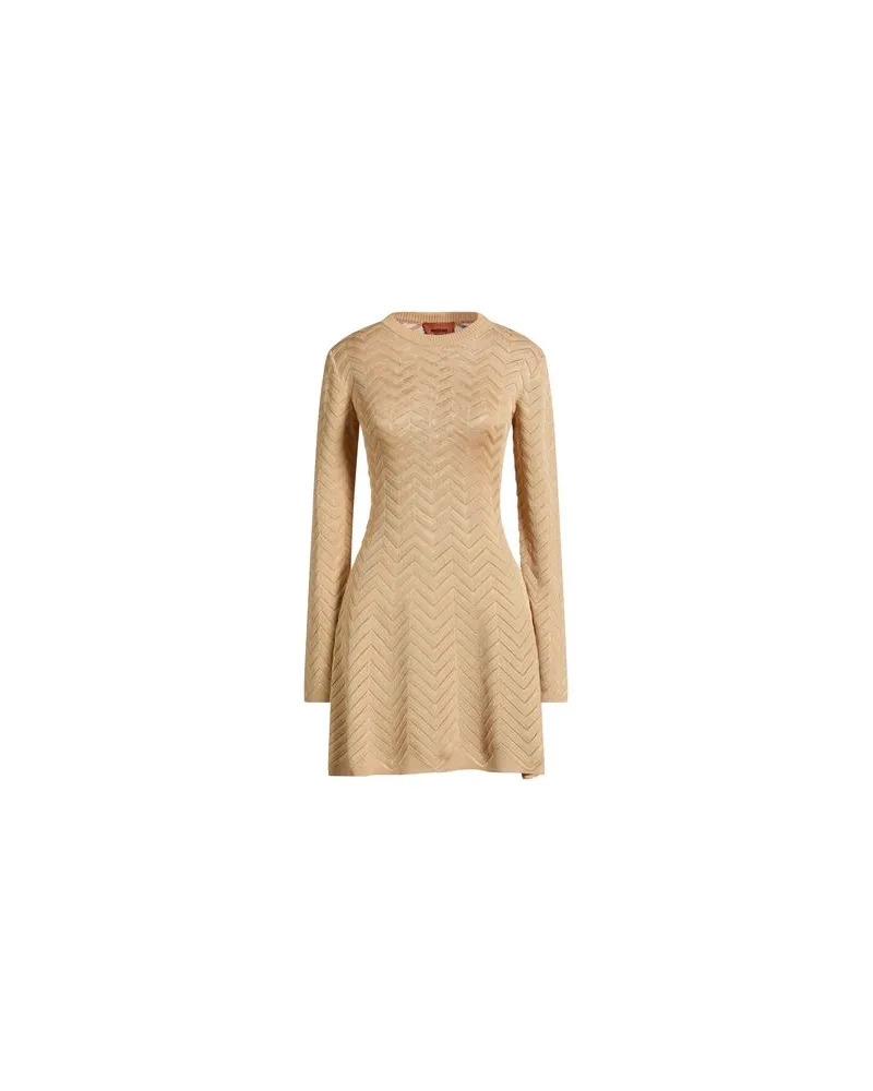 Missoni KLEIDER - Mini-Kleiderauf YOOX.COM Sand