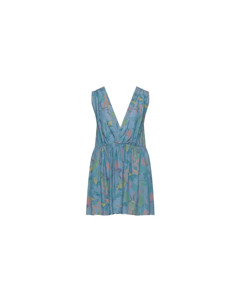 Weili Zheng KLEIDER - Mini-Kleiderauf YOOX.COM Taubenblau