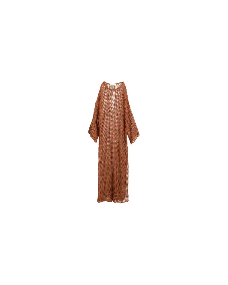 Jucca KLEIDER - Maxi-Kleiderauf YOOX.COM Braun