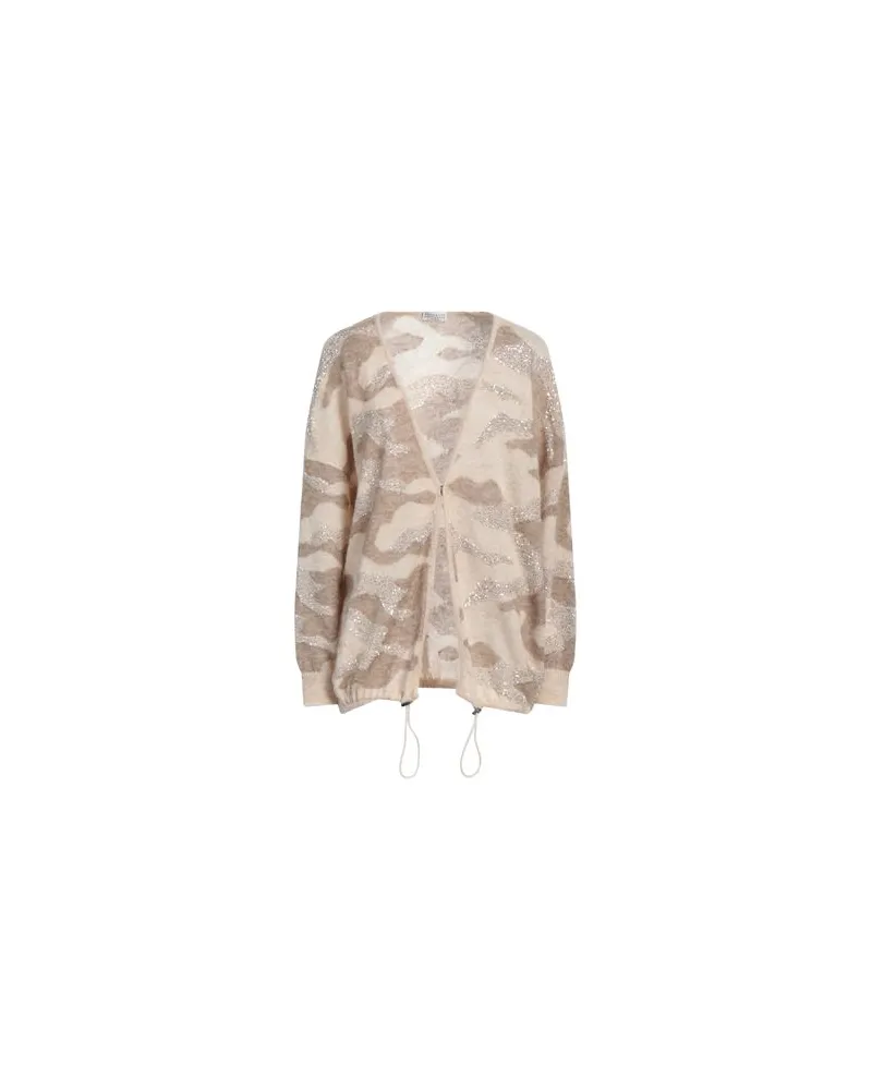 Brunello Cucinelli STRICKWAREN - Strickjackenauf YOOX.COM Beige