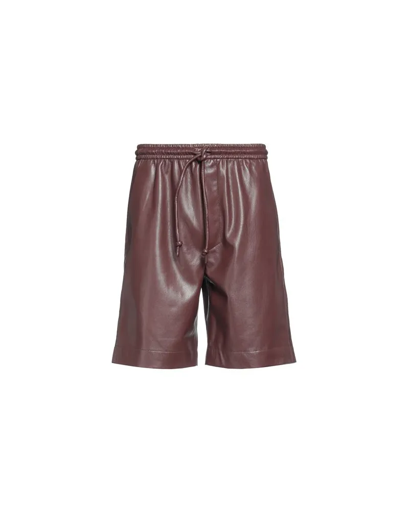 Nanushka HOSEN & RÖCKE - Shorts & Bermudashortsauf YOOX.COM Schokobraun