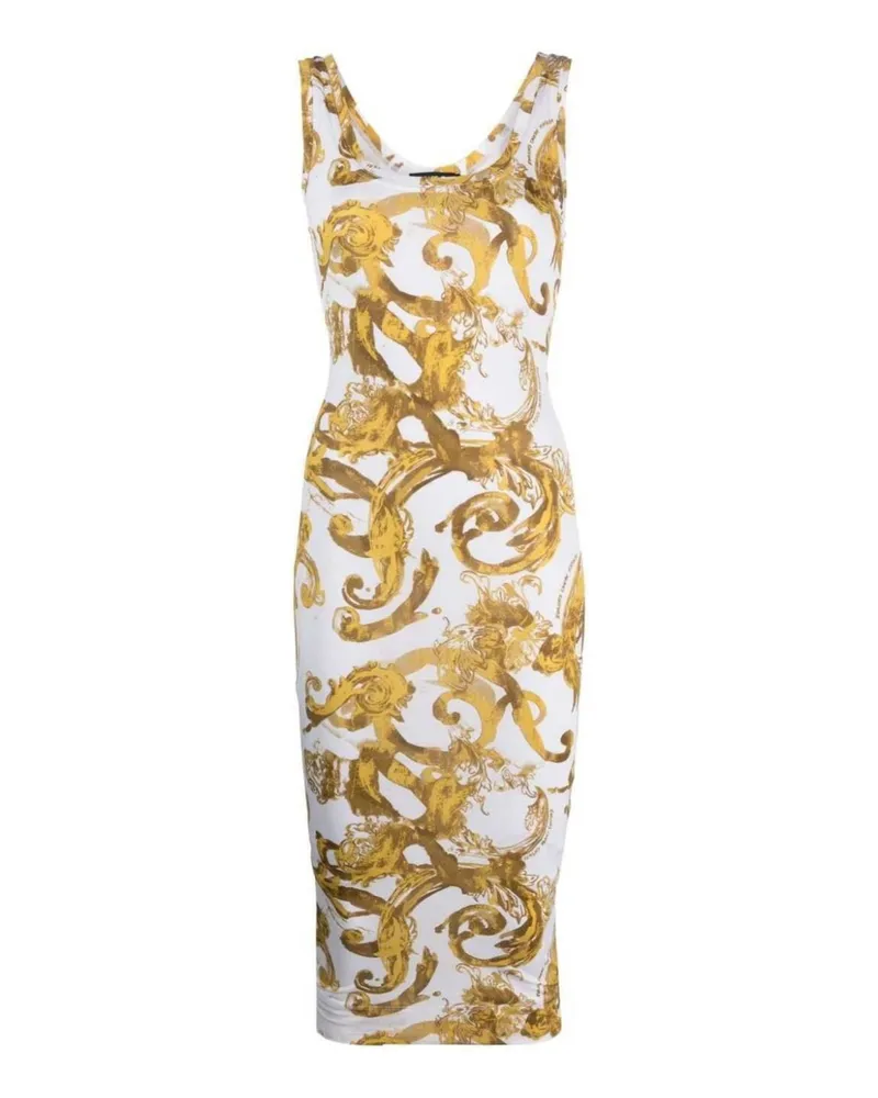 Versace Jeans Midi-Kleid Weiß