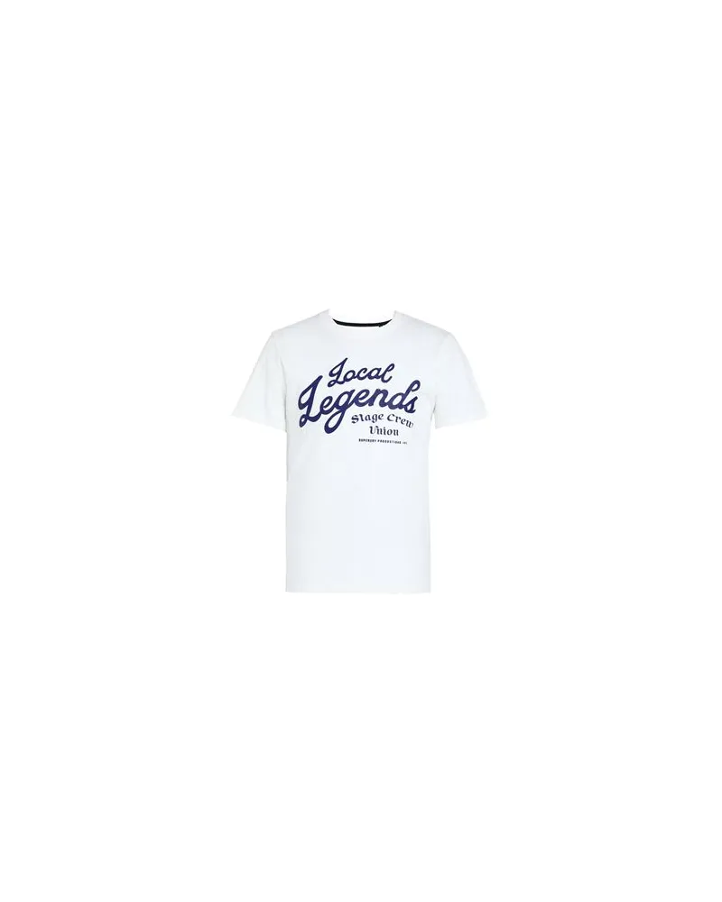 Superdry. TOPS - T-shirtsauf YOOX.COM Weiß