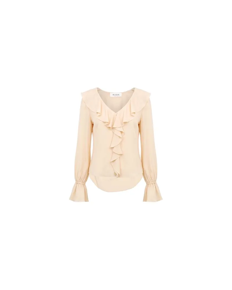 Blumarine TOPS - Topsauf YOOX.COM Beige