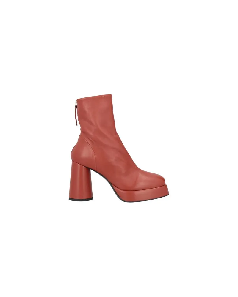 HALMANERA SCHUHE - Stiefelettenauf YOOX.COM Rostrot