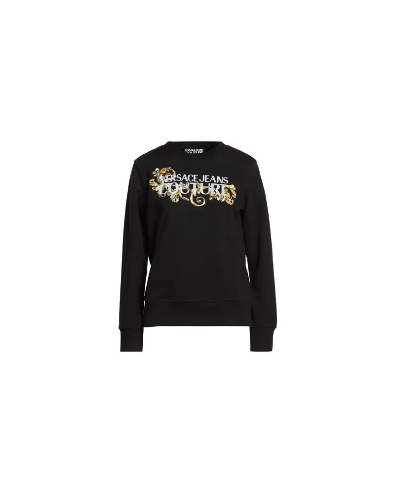 Versace Jeans TOPS - Sweatshirtsauf YOOX.COM Schwarz