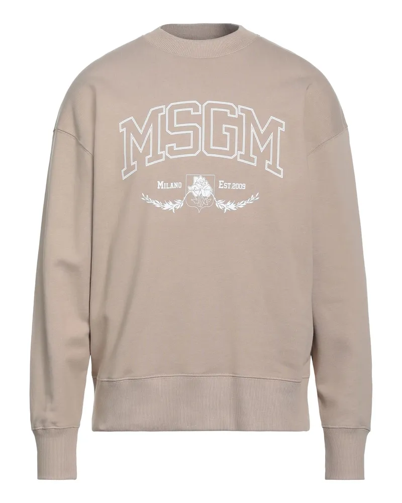 MSGM Sweatshirt Beige