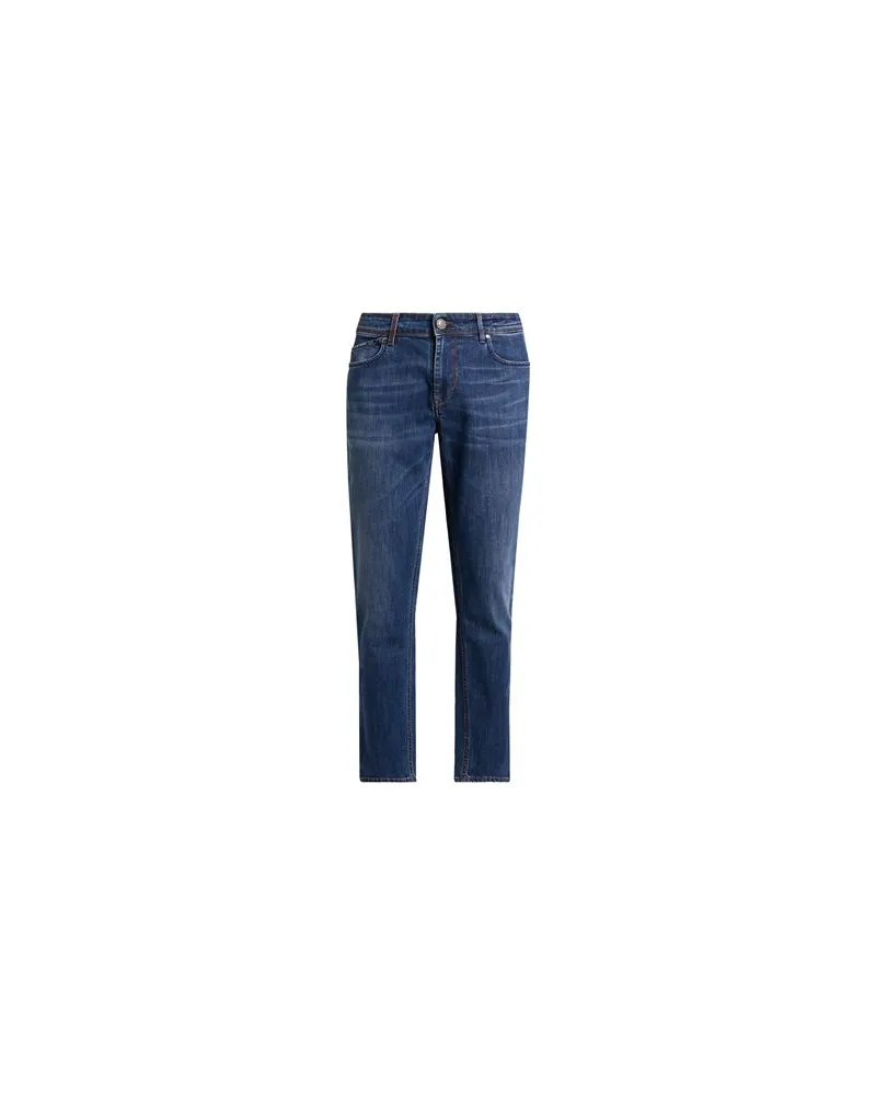 Re-HasH HOSEN & RÖCKE - Jeanshosenauf YOOX.COM Blau