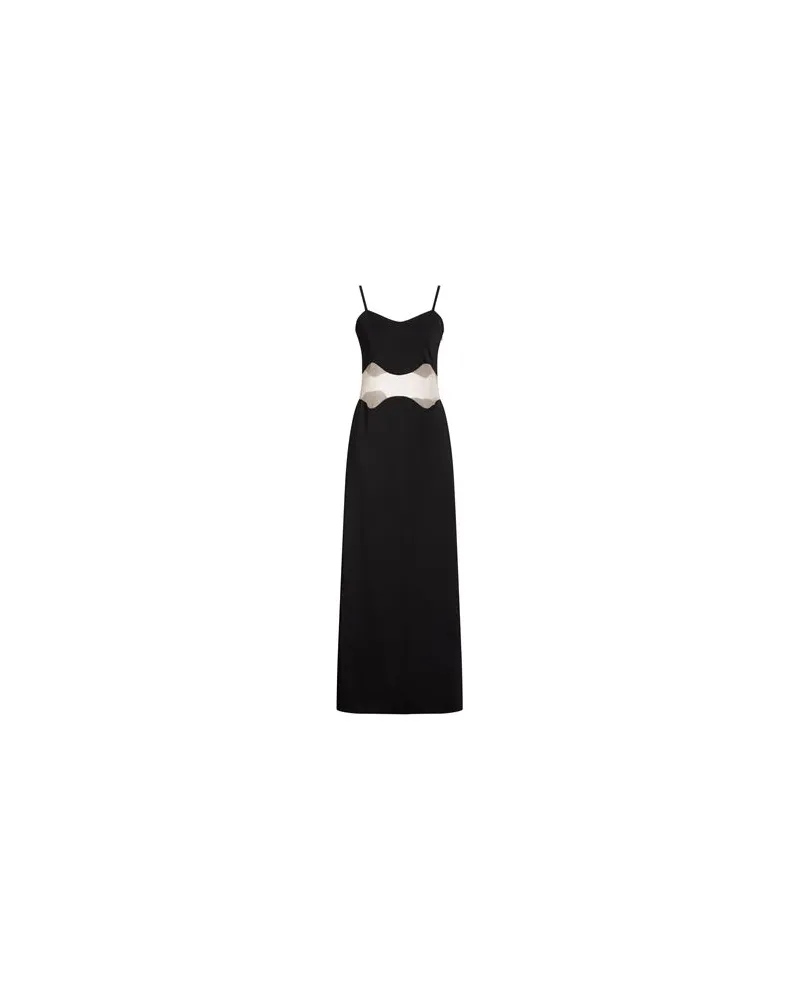 AnnaRita N KLEIDER - Maxi-Kleiderauf YOOX.COM Schwarz
