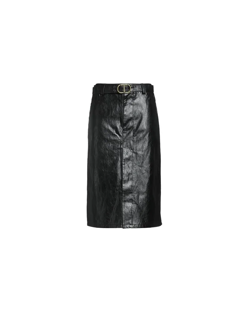 Twin-Set HOSEN & RÖCKE - Midi-Röckeauf YOOX.COM Schwarz
