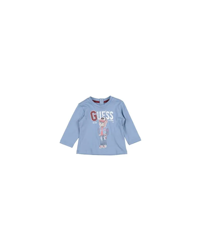 Guess TOPS - T-shirtsauf YOOX.COM Hellblau