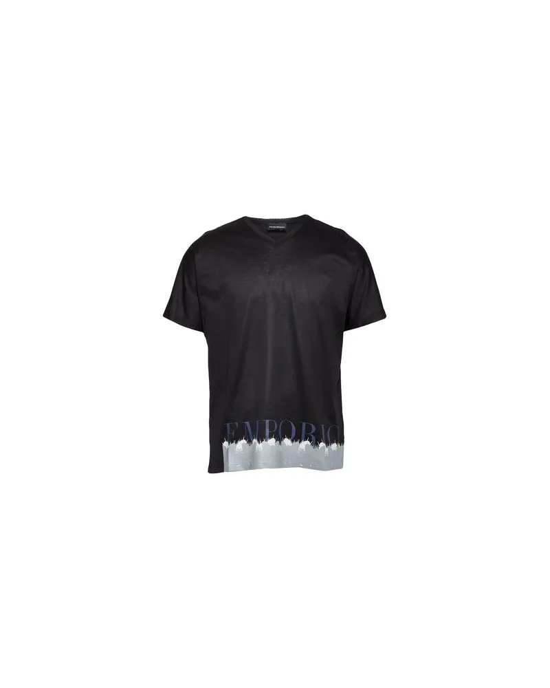 Emporio Armani TOPS - T-shirtsauf YOOX.COM Schwarz