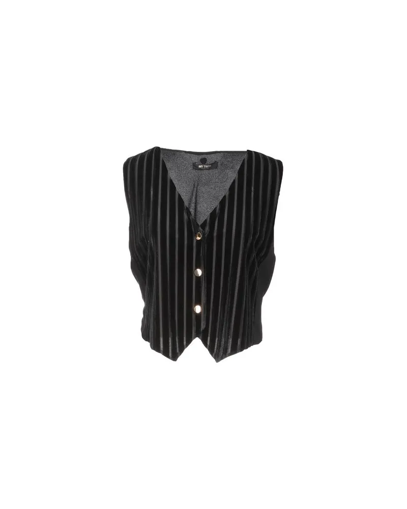 My Twin Twinset ANZÜGE und CO-ORDS - Couture-Westenauf YOOX.COM Schwarz
