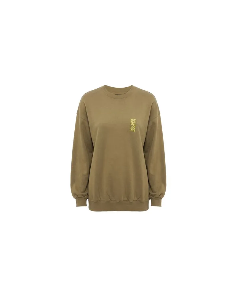 Les Girls Les Boys TOPS - Sweatshirtsauf YOOX.COM Khaki