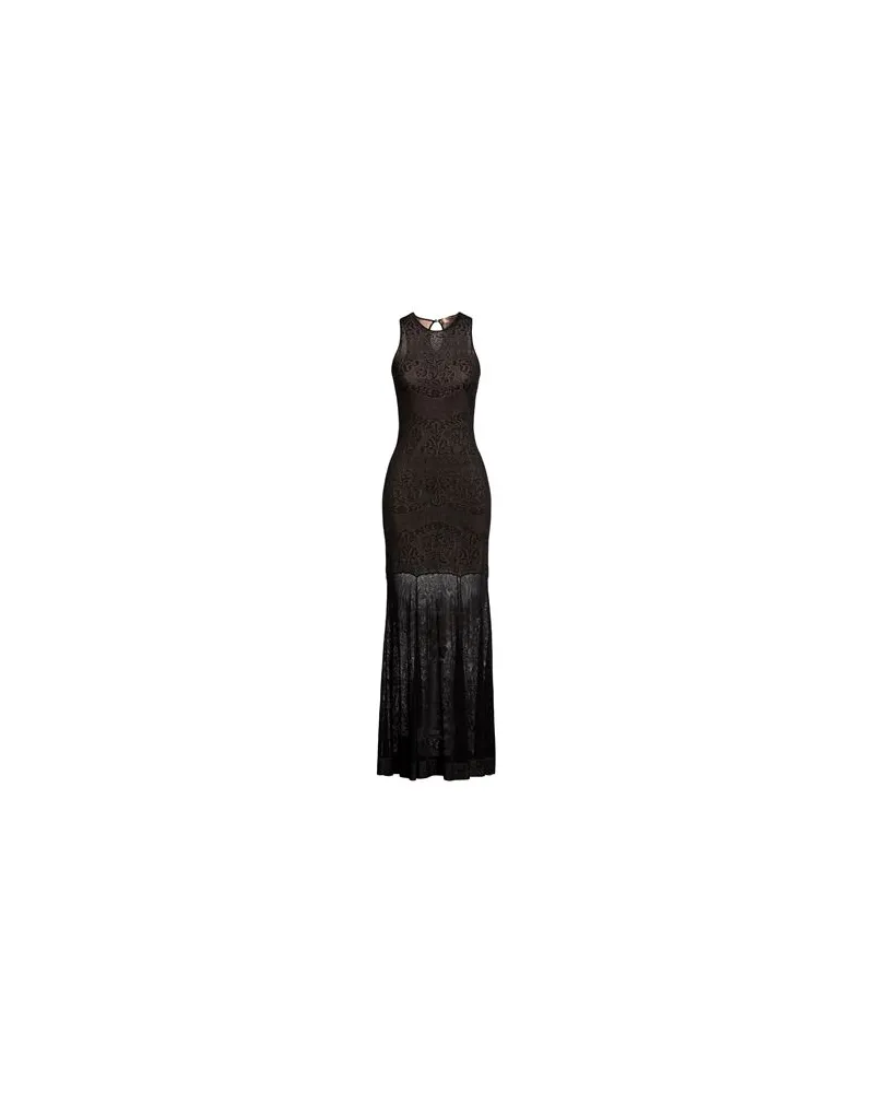 Twin-Set KLEIDER - Maxi-Kleiderauf YOOX.COM Schwarz