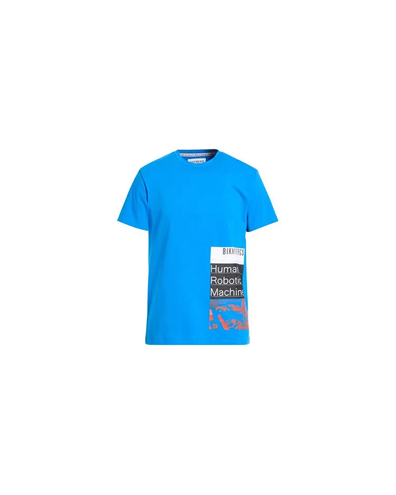 Bikkembergs TOPS - T-shirtsauf YOOX.COM Azurblau