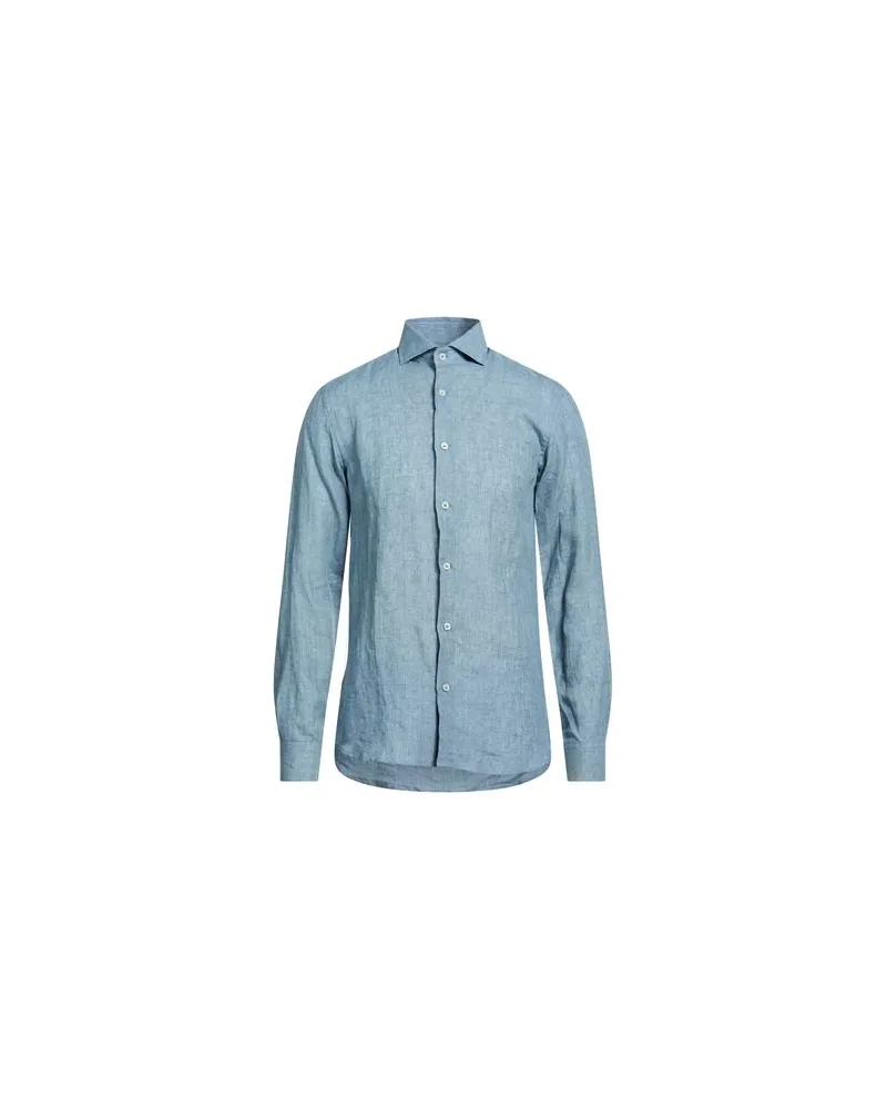MOORER TOPS - Hemdenauf YOOX.COM Taubenblau