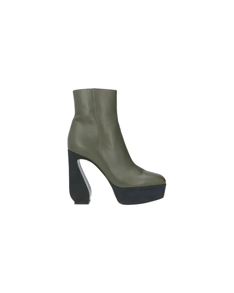 Sergio Rossi SCHUHE - Stiefelettenauf YOOX.COM Militärgrün
