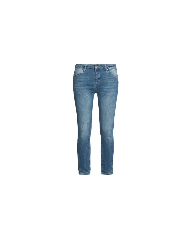 Fracomina JEANS - HOSEN & RÖCKE - Jeanshosenauf YOOX.COM Blau
