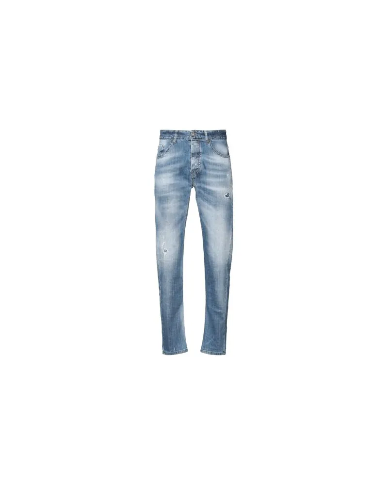PMDS PREMIUM MOOD DENIM SUPERIOR HOSEN & RÖCKE - Jeanshosenauf YOOX.COM Blau