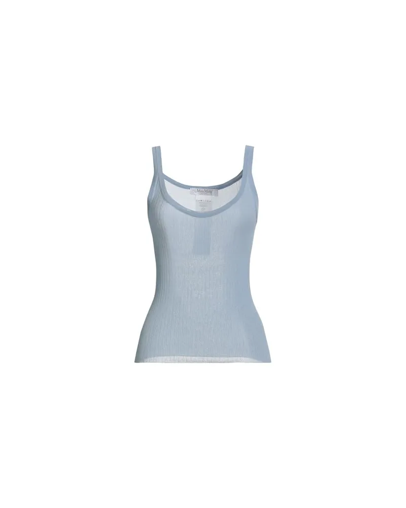 Max Mara SFILATA - TOPS - Tank Topsauf YOOX.COM Himmelblau